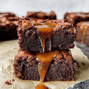 Miso Caramel Brownies Recipe