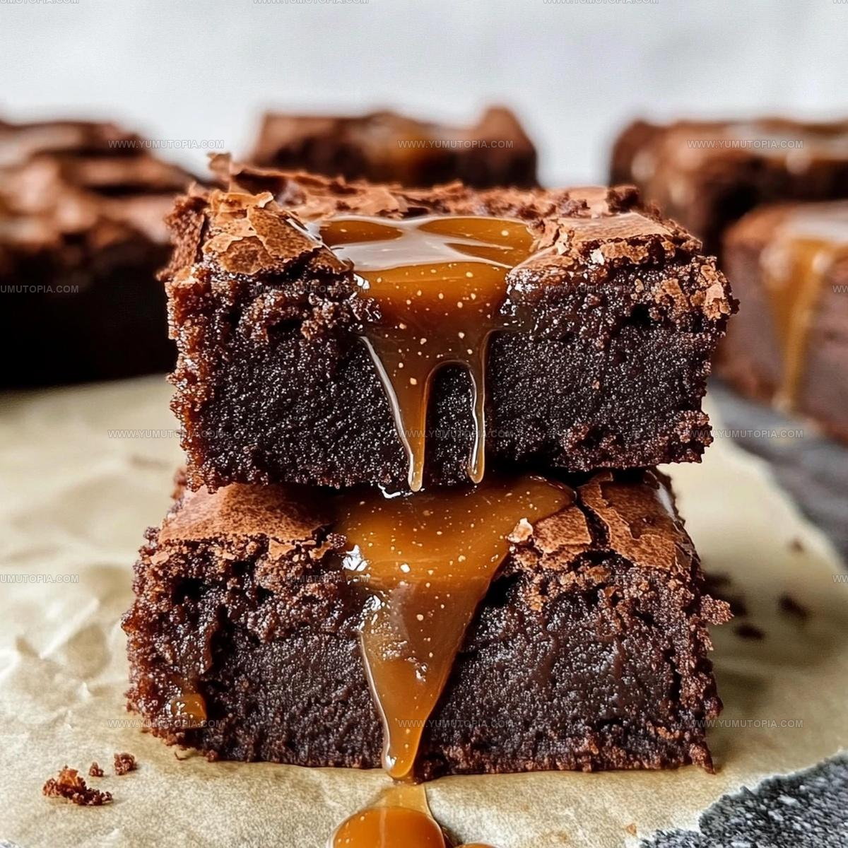 Miso Caramel Brownies Recipe