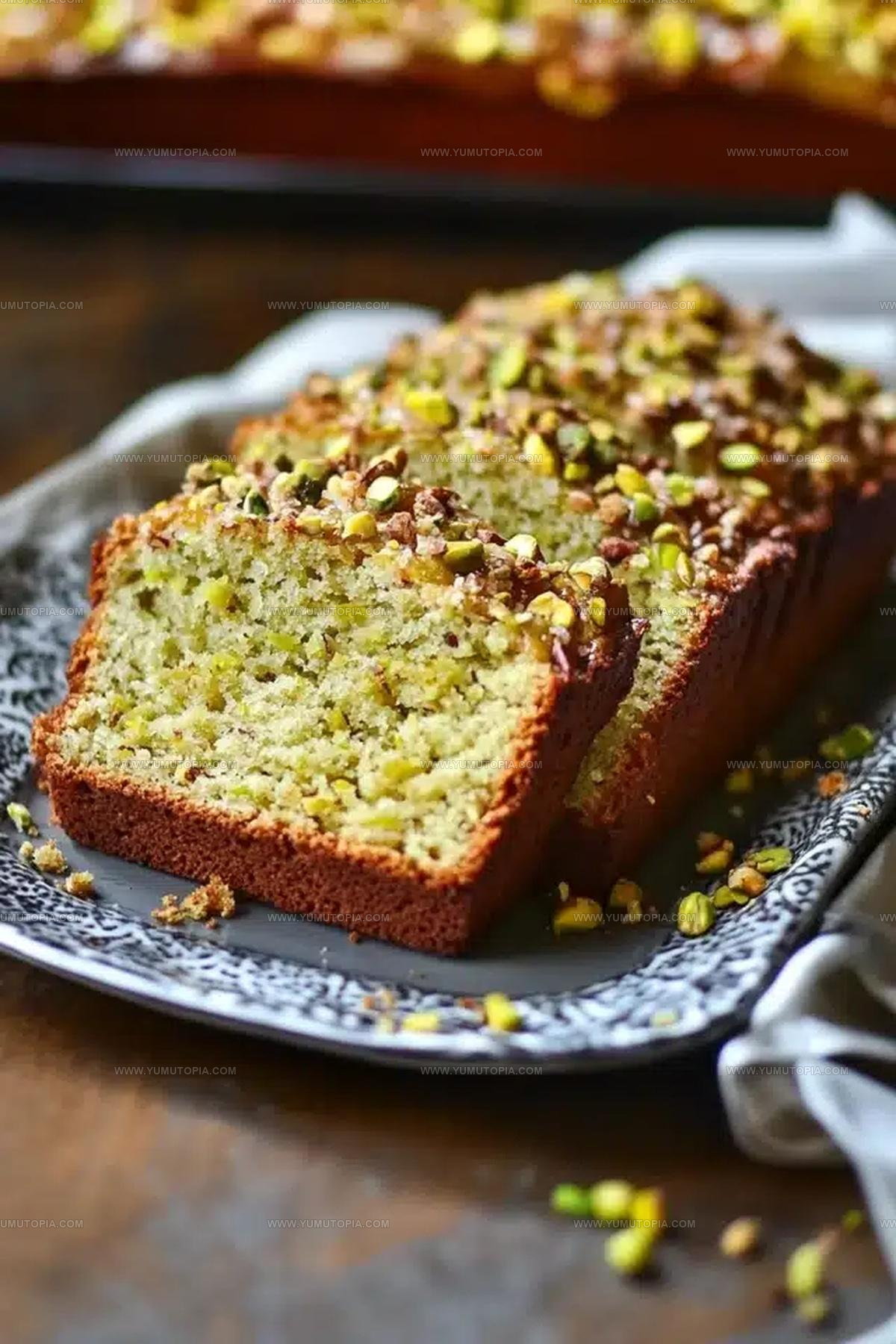 Pistachio Lemon Breakfast Bread Recipe
