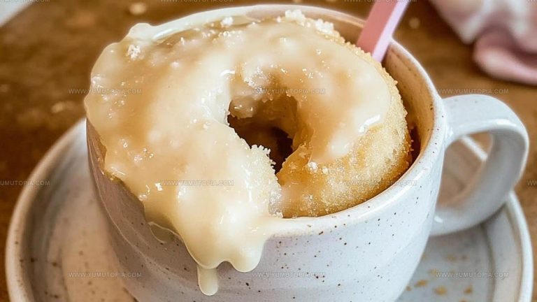Warm Donut Mug Cake Recipe