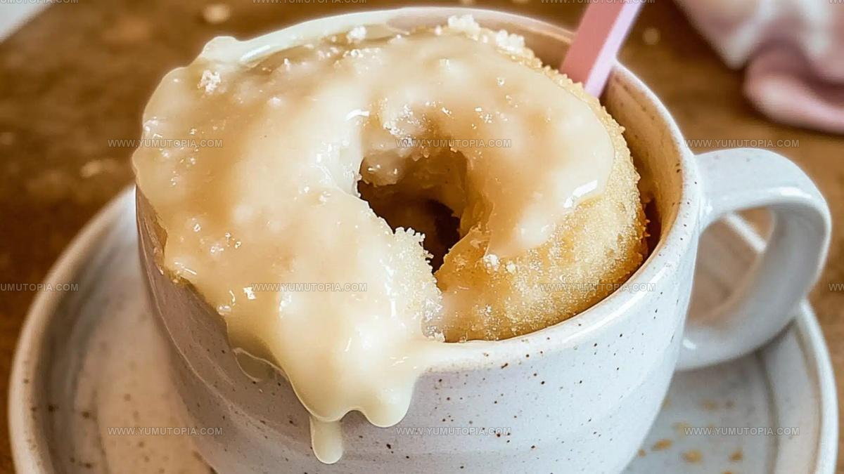 Warm Donut Mug Cake Recipe