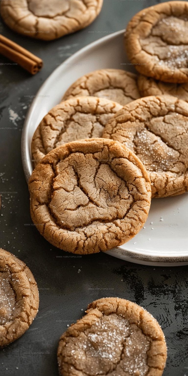 Soft Baked Brown Sugar Cinnamon Cookies Recipe