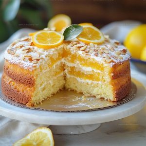 Zesty Citrus Almond Cake Recipe