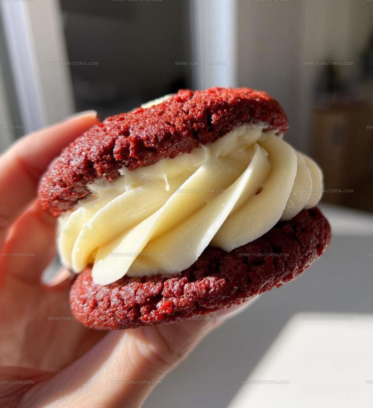 Red Velvet Cookies With Cream Cheese Frosting Magic In 7 Steps Recipe