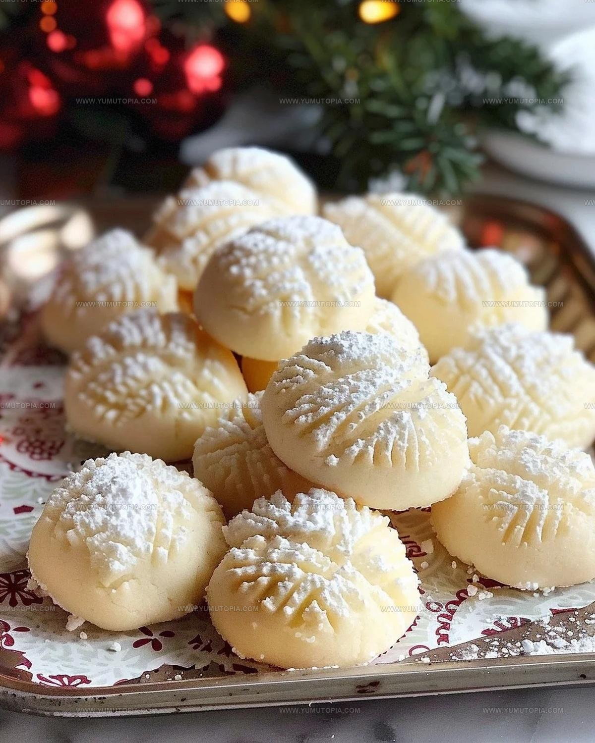 Sweetened Condensed Milk Snowball Cookies Recipe