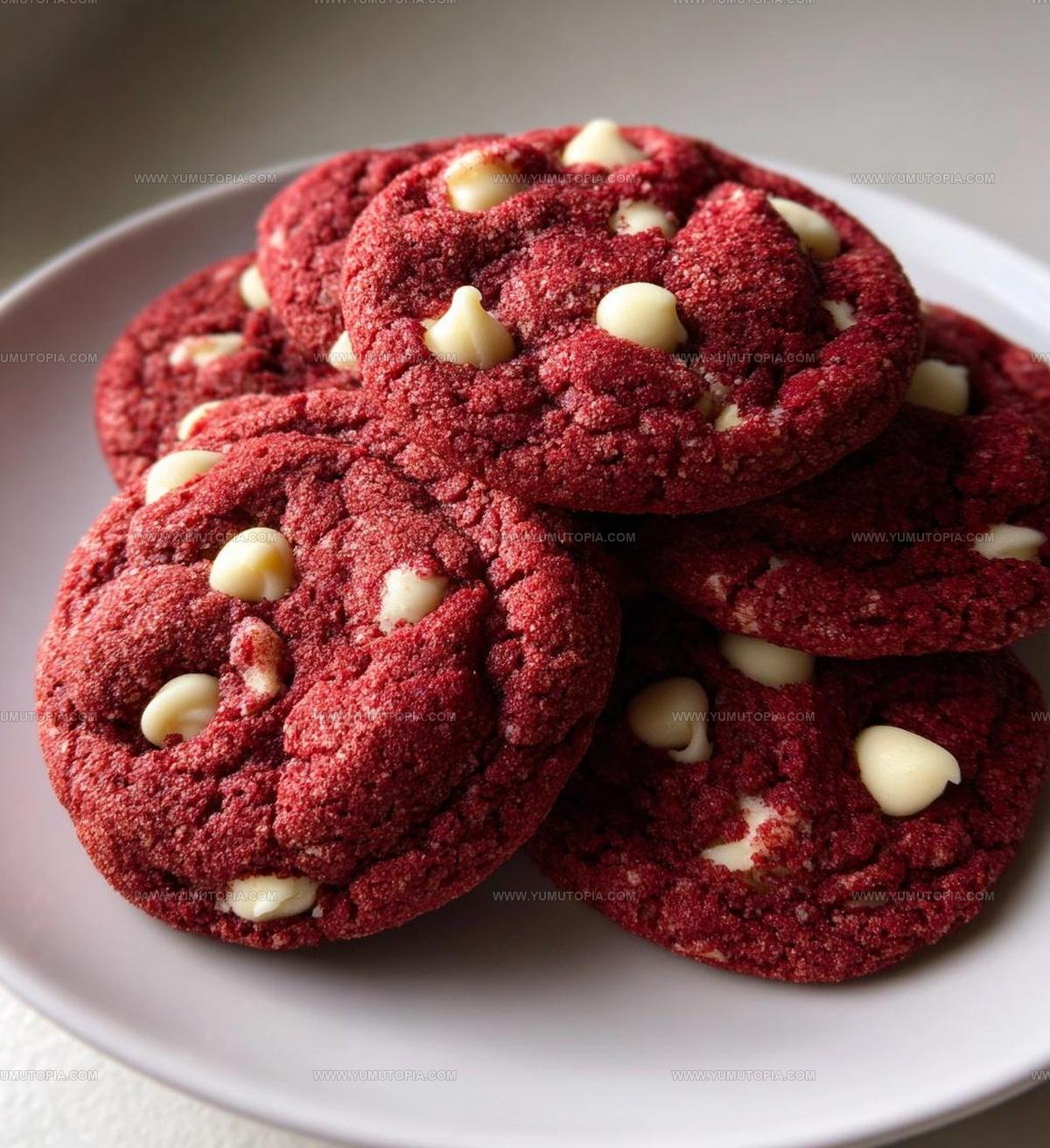 Crumbl Copycat Red Velvet Cookies Recipe