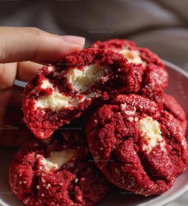 Red Velvet Thumbprint Cookies With Cream Cheese Recipe