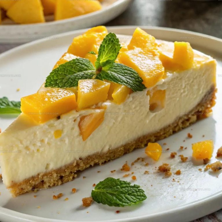 No-Bake Mango Cheesecake Recipe