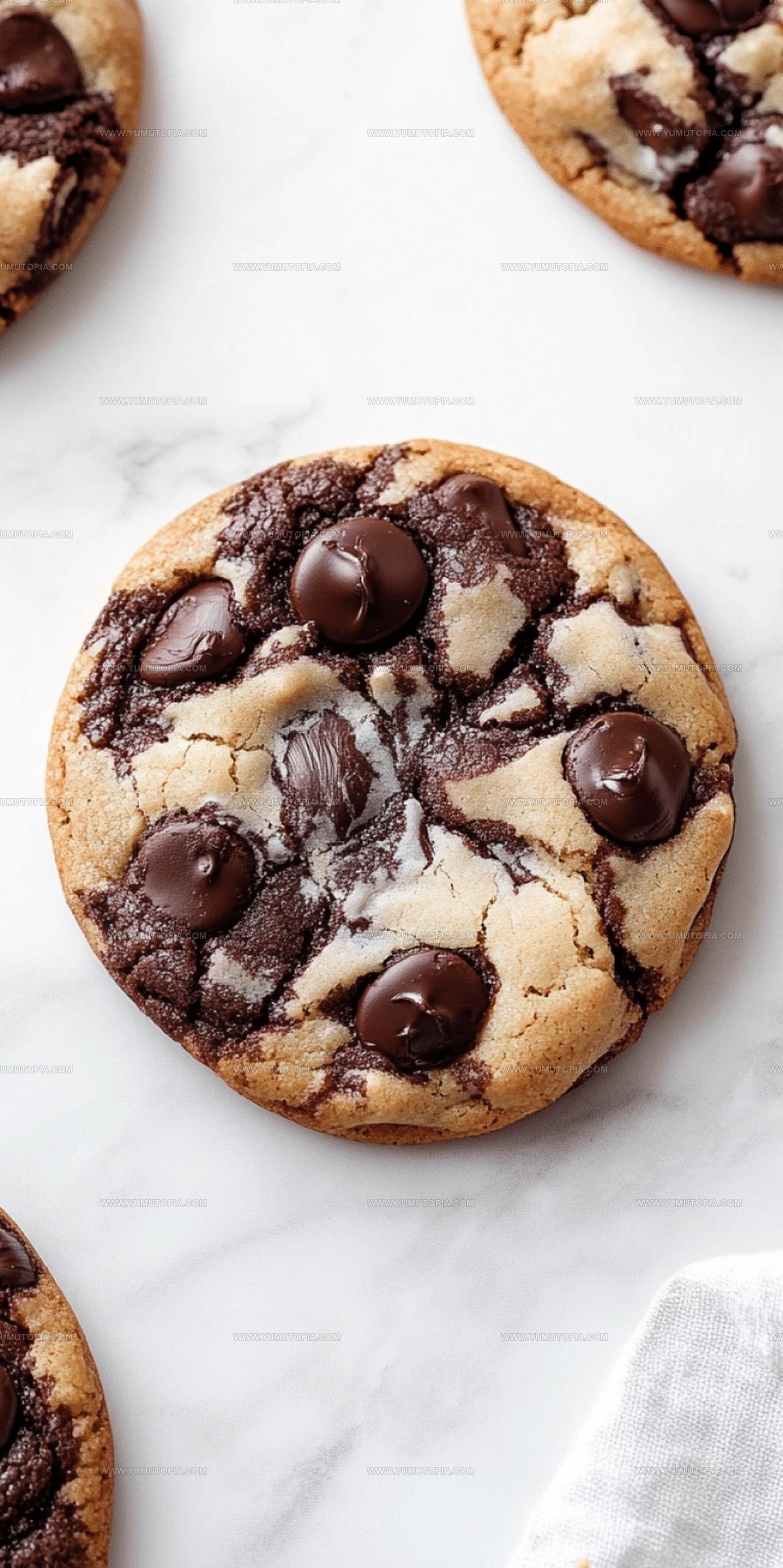 Chewy Marble Chocolate Chip Cookies Recipe