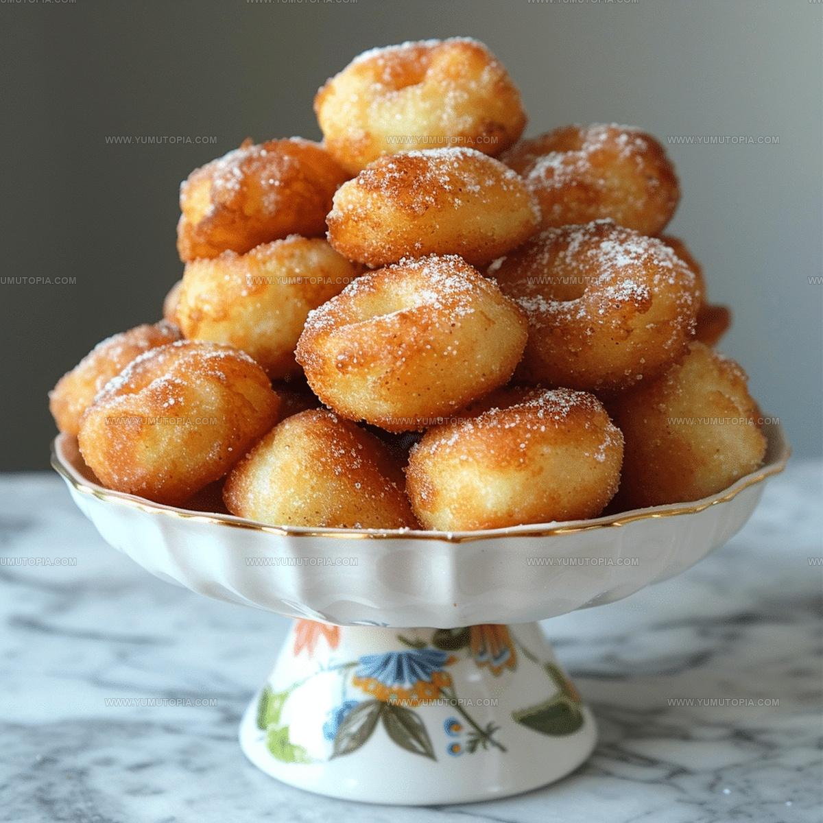 Golden Zeppole Doughnuts Recipe
