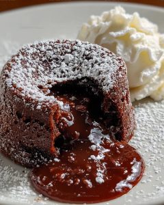 Molten Center Cinnamon Spiced Chocolate Lava Cakes Recipe