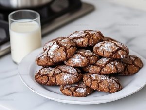 Crackle-Top Chocolate Crinkle Cookies Recipe