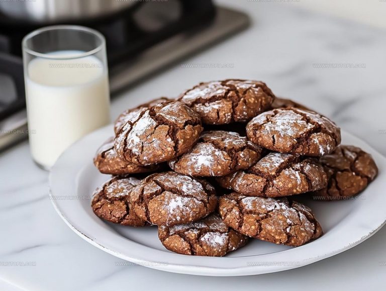 Crackle-Top Chocolate Crinkle Cookies Recipe