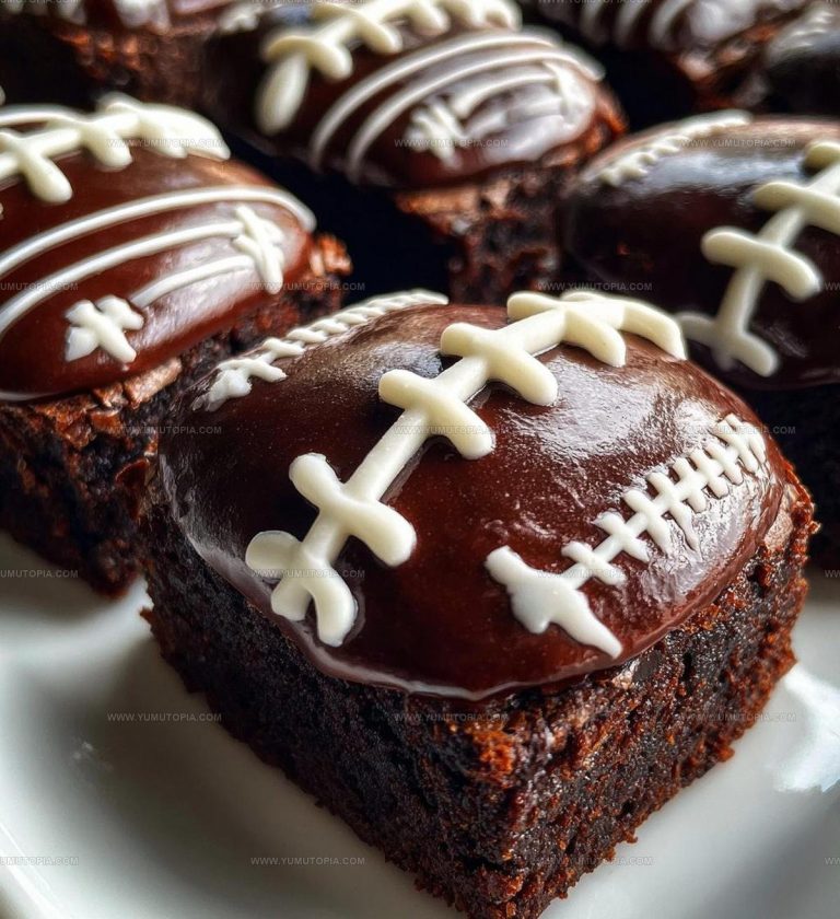 Game-Day Football Brownies Recipe