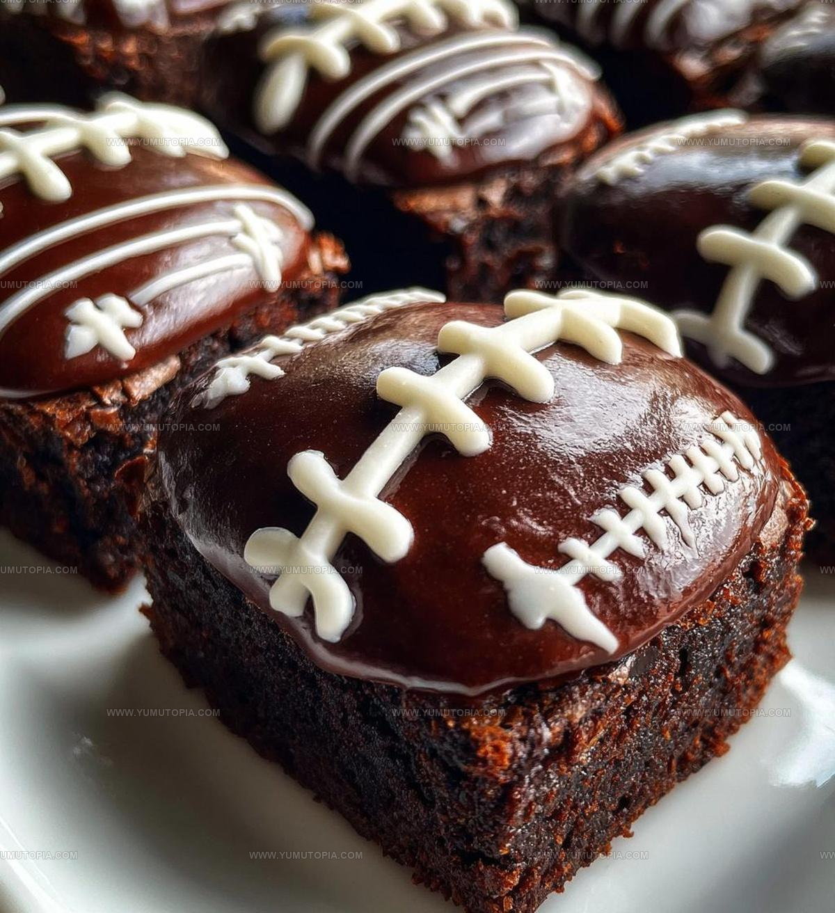 Game-Day Football Brownies Recipe