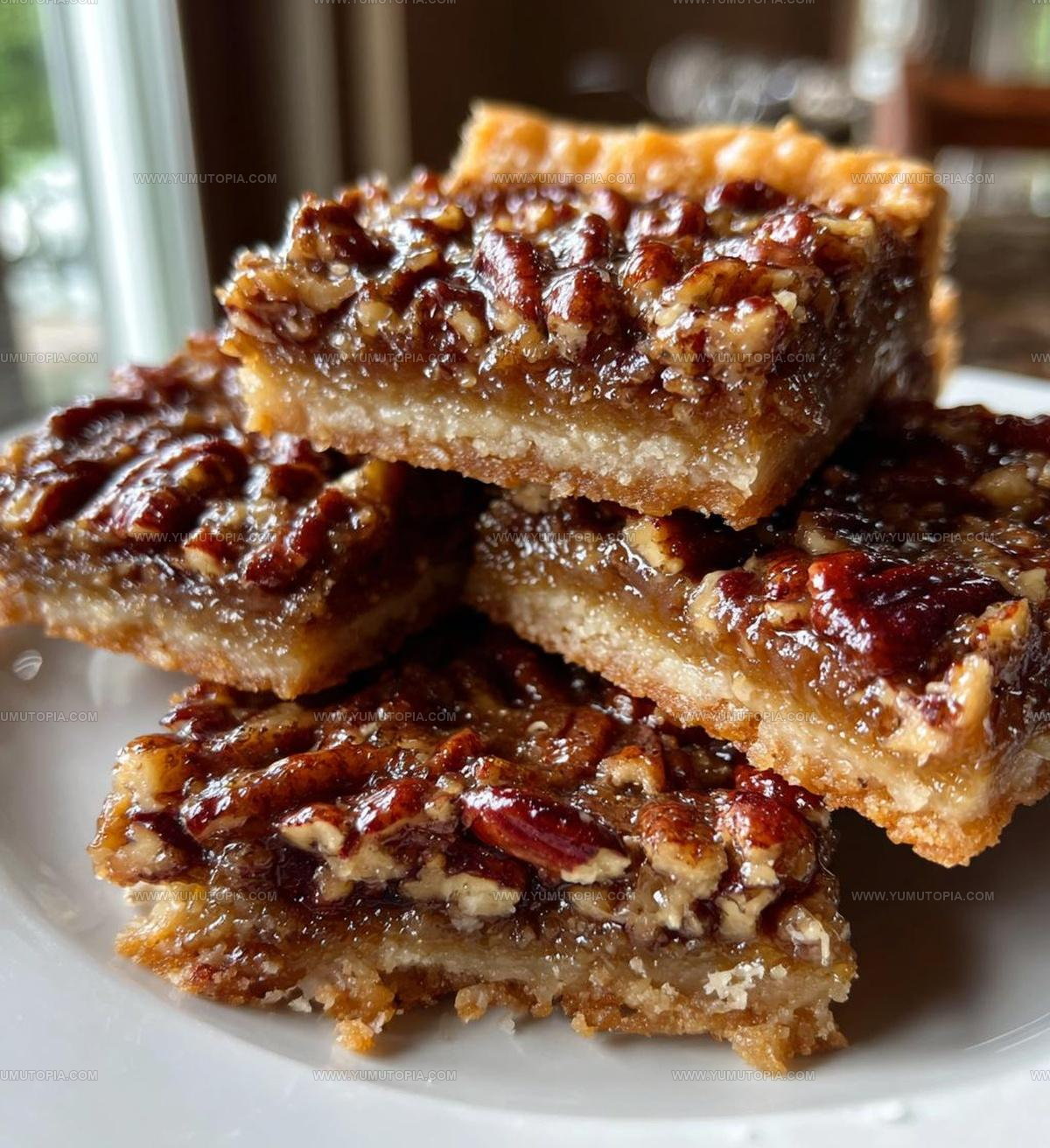 Pecan Butter Tart Squares Recipe
