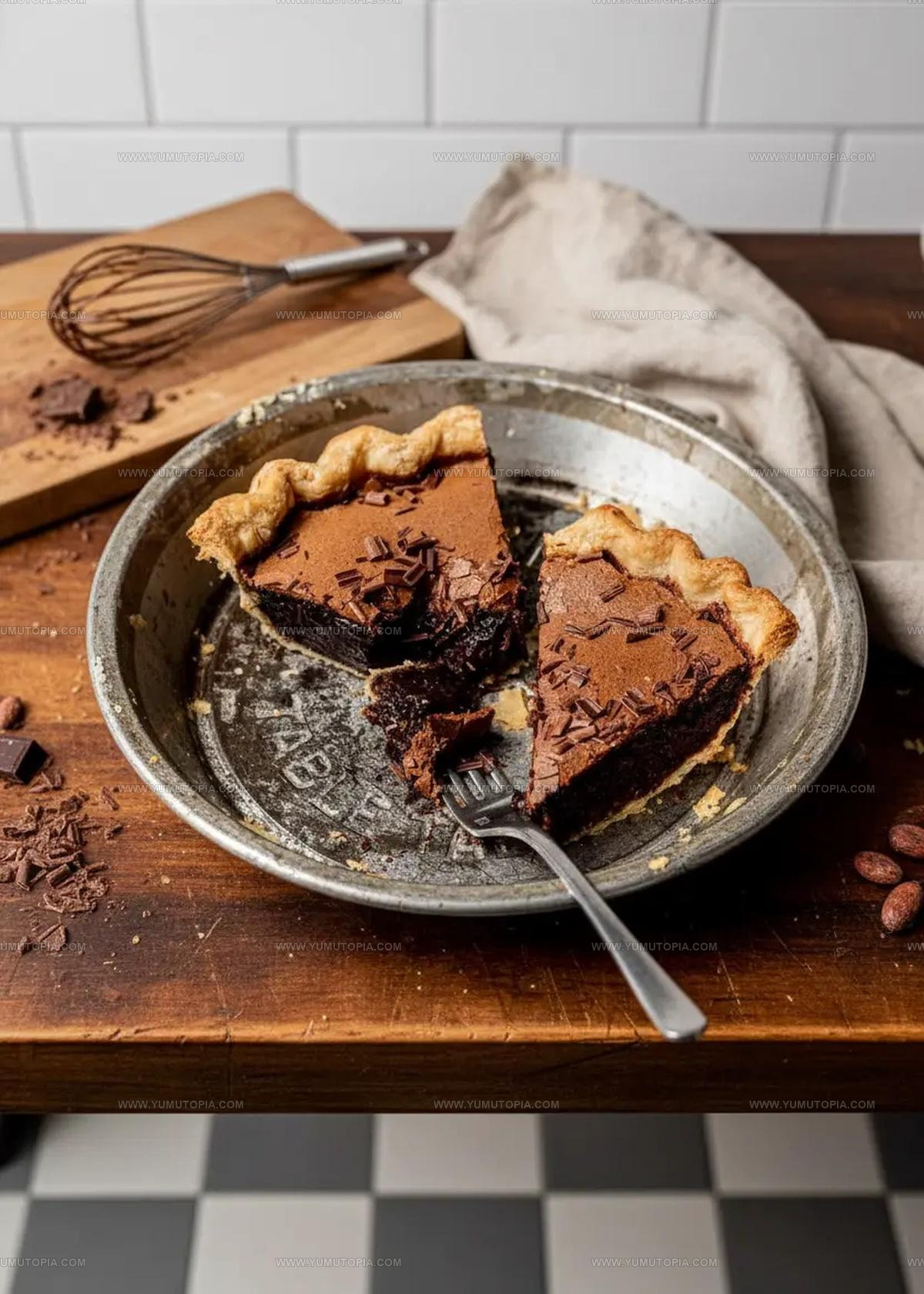 Dark Chocolate Chess Pie Recipe