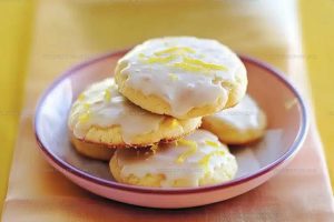 Bright Lemon Ricotta Cookies with Glaze Recipe