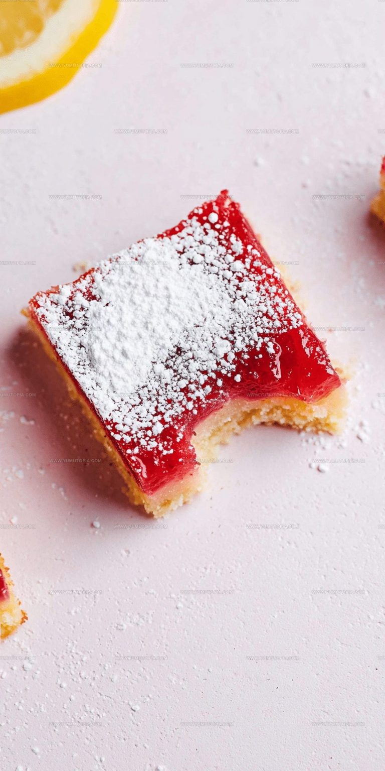 Shortbread-Based Raspberry Lemon Bars Recipe