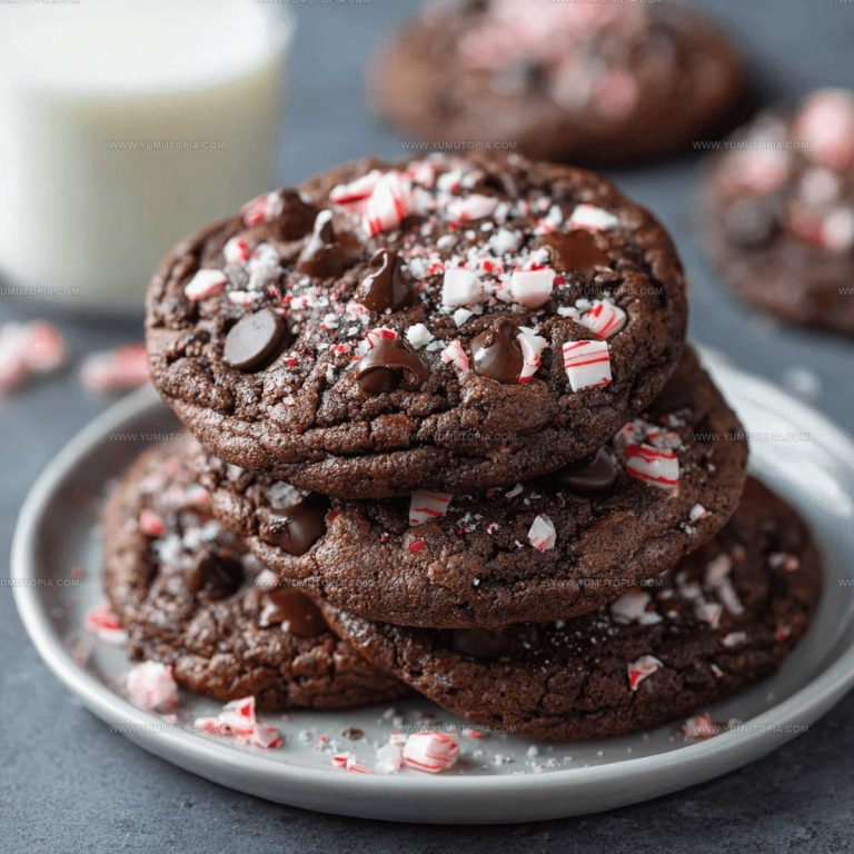 Double Chocolate Peppermint Cookies Recipe