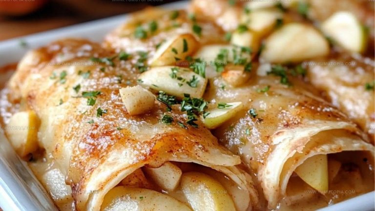 Oven-Baked Apple Pie Enchiladas Recipe