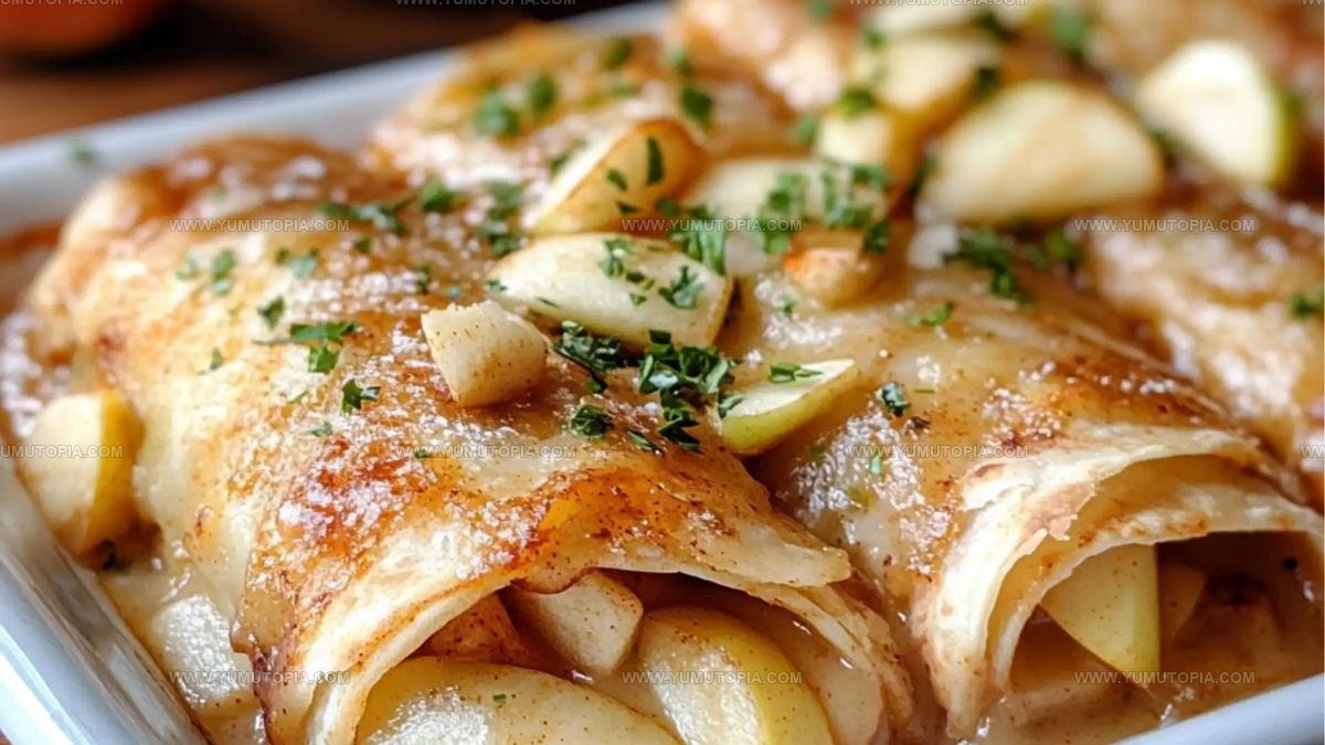 Oven-Baked Apple Pie Enchiladas Recipe