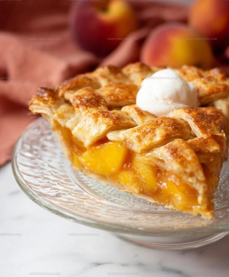 Fresh Peach Pie Recipe