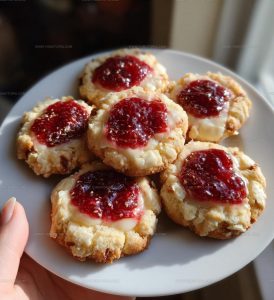 Raspberry Cheesecake Thumbprint Cookies Recipe