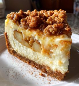 Apple Crisp Cheesecake Recipe