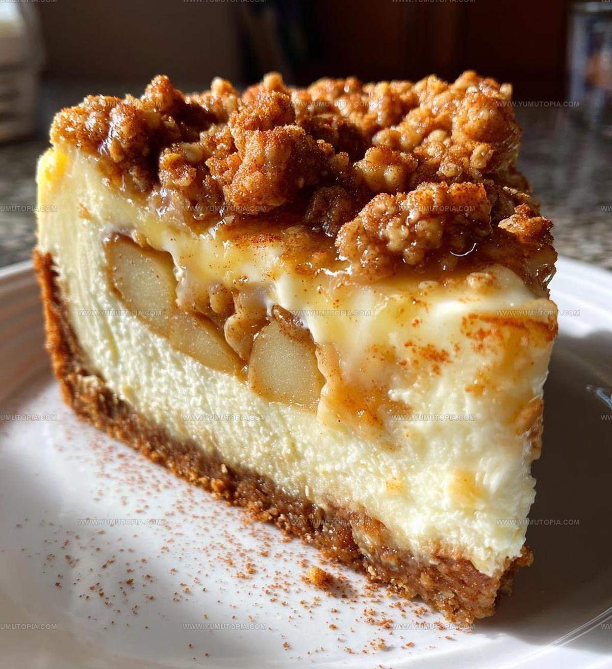 Apple Crisp Cheesecake Recipe