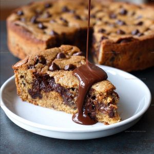 Deep Dish Chocolate Chip Cookie Pie Recipe