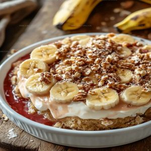 Sweet Banana Split Dump Cake Recipe