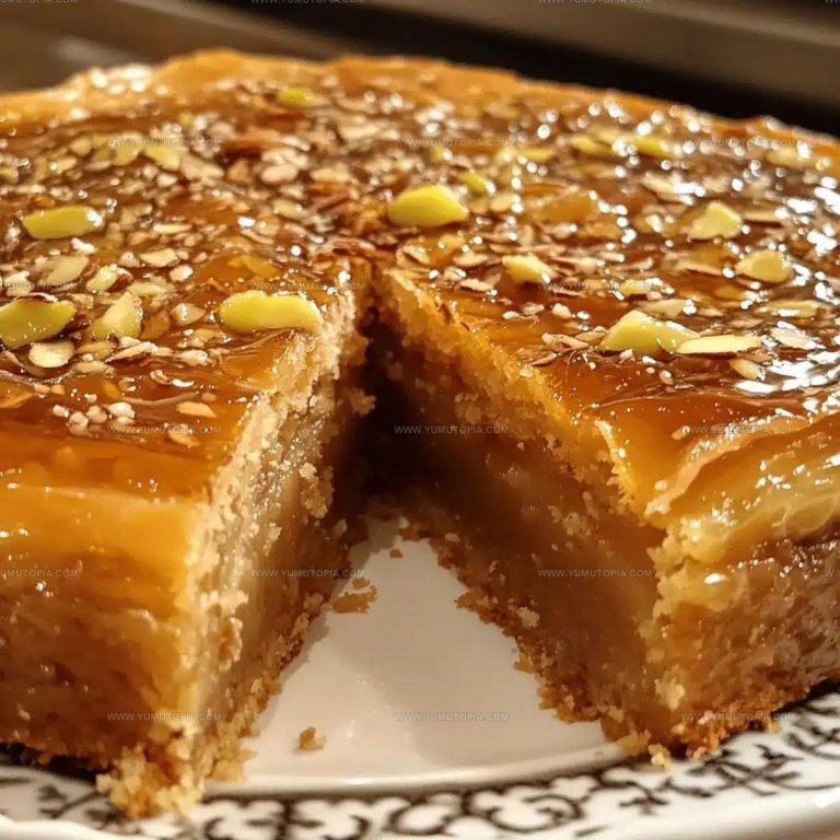 Moist Almond Baklava Cake Recipe