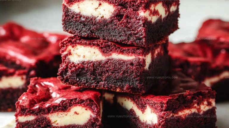 Fudgy Red Velvet Brownies Recipe