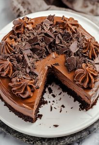 Layered Chocolate Mousse Cake Recipe