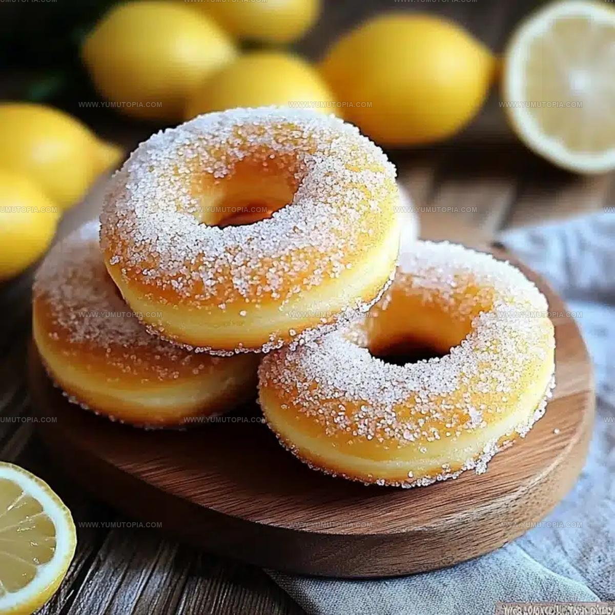 Lemon Sugar Baked Donuts Recipe
