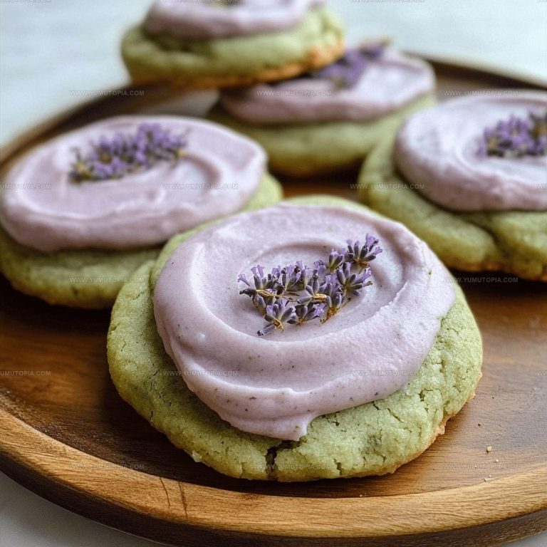 Matcha Lavender Sugar Cookies Recipe