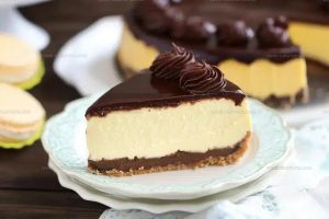 Creamy Boston Cream Pie Cheesecake Recipe