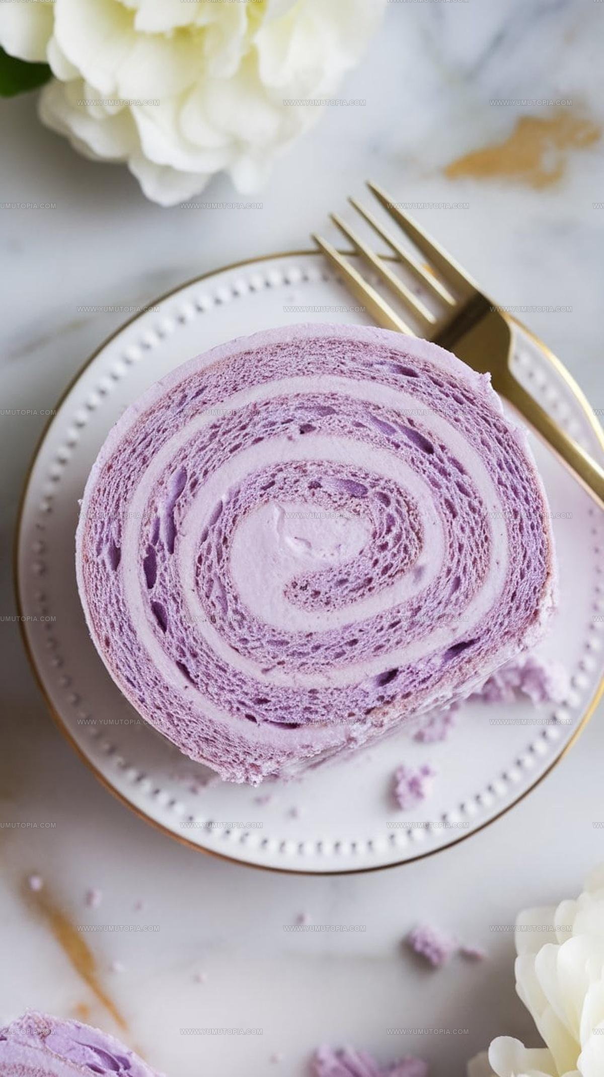 Ube Swiss Roll Cake Recipe
