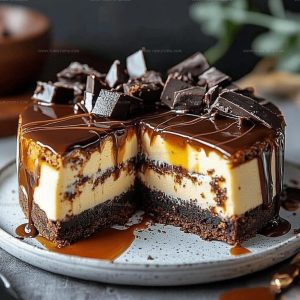 Caramel Brownie Cheesecake Recipe