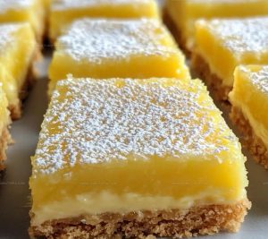 Lemon Zest Dream Bars Recipe