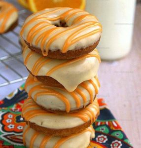 Orange Creamsicle Cake Doughnuts Recipe
