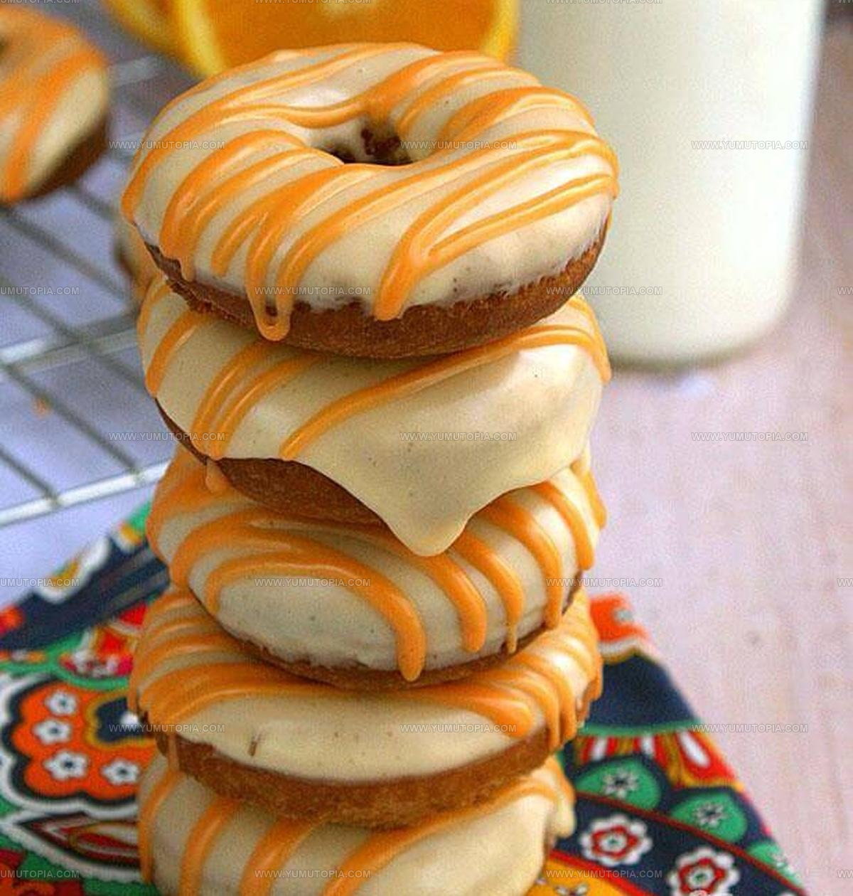 Orange Creamsicle Cake Doughnuts Recipe