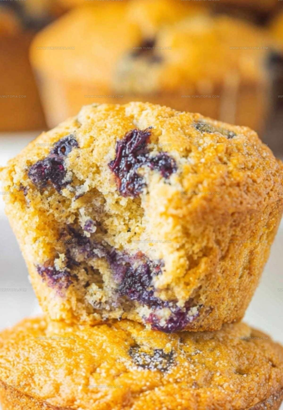 Cottage Cheese Blueberry Muffins Recipe