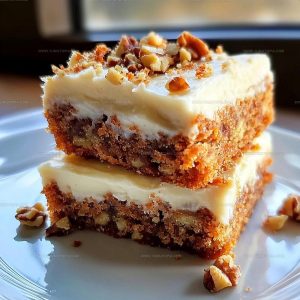 Spiced Carrot Cake Bars Recipe