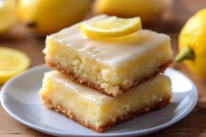 Easy Lemon Brownies Recipe
