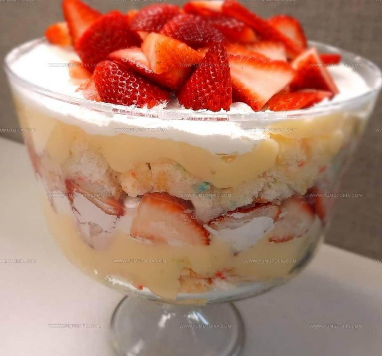 Strawberry Punch Bowl Cake Recipe