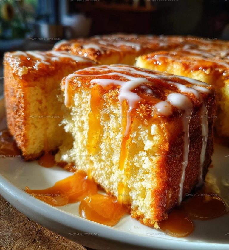 Caramel-Drizzled Kentucky Butter Cake Recipe