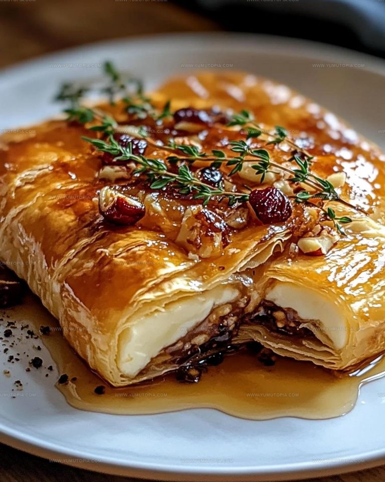 Baked Brie In Puff Pastry With Honey And Fig Recipe