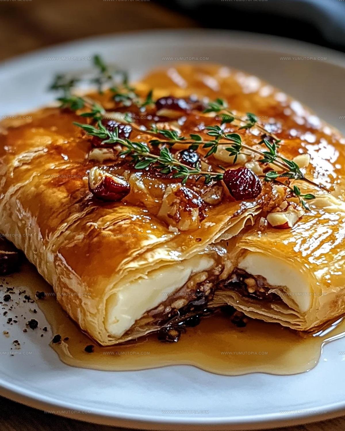 Baked Brie In Puff Pastry With Honey And Fig Recipe